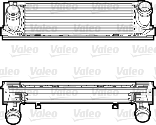 VALEO 818263 töltőlevegő-hűtő