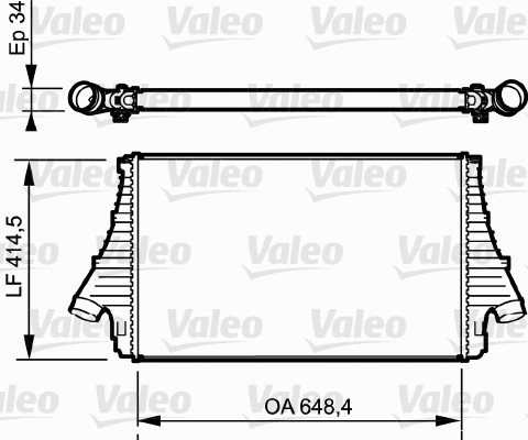 VALEO 818722 Intercooler-Intercooler-Ricambi Euro