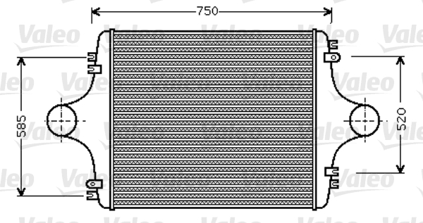 VALEO 818743 Intercooler