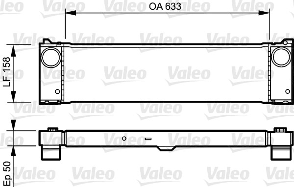 VALEO 818807 chladič turba