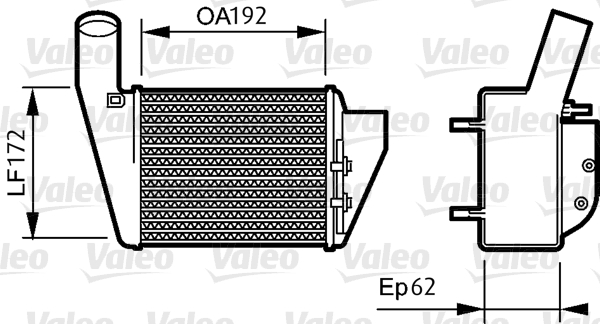 VALEO 818828 Intercooler