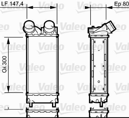 VALEO 818837 Intercooler,...