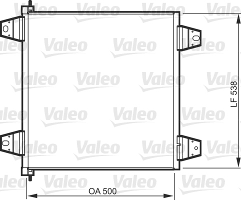 VALEO 818986 Condensatore, Climatizzatore