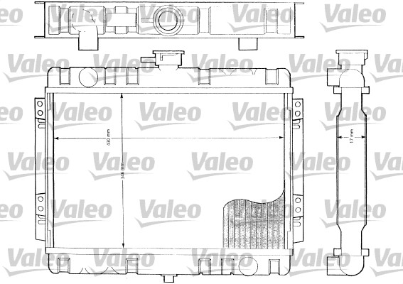 Radiator, engine cooling
