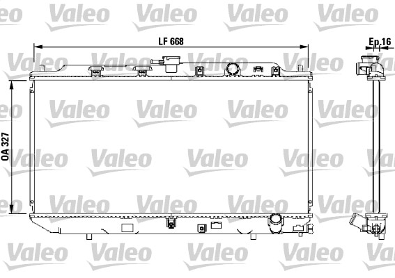 VALEO 819193 Radiatore, Raffreddamento motore-Radiatore, Raffreddamento motore-Ricambi Euro