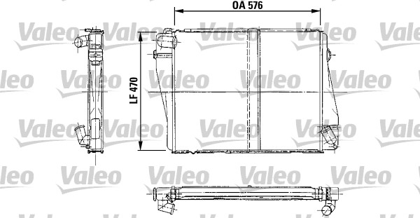 Radiator, engine cooling