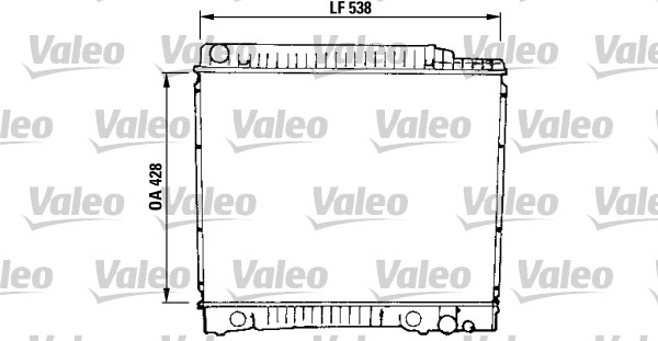 VALEO 819379 Radiatore, Raffreddamento motore-Radiatore, Raffreddamento motore-Ricambi Euro