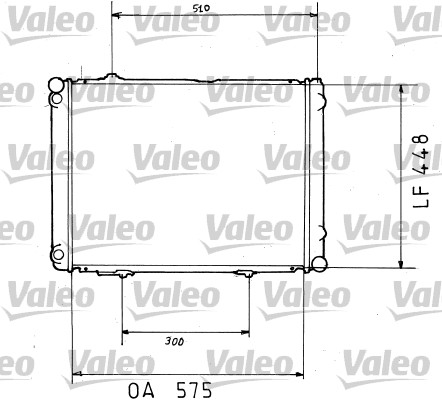 VALEO 819385 Radiatore,...