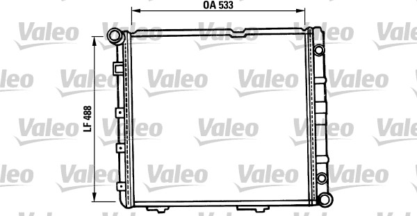 VALEO 819387 Radiatore,...