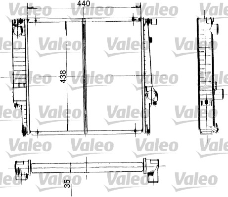 VALEO 819399 Radiatore,...