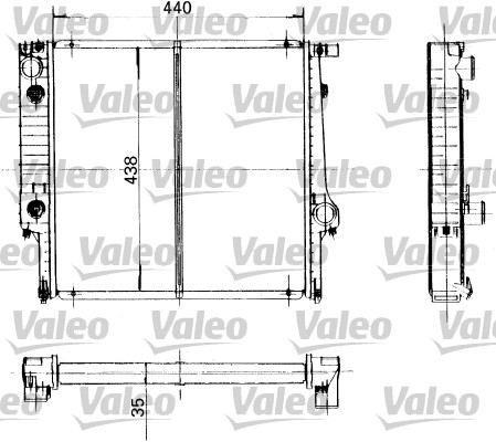 VALEO 819400 Radiatore,...