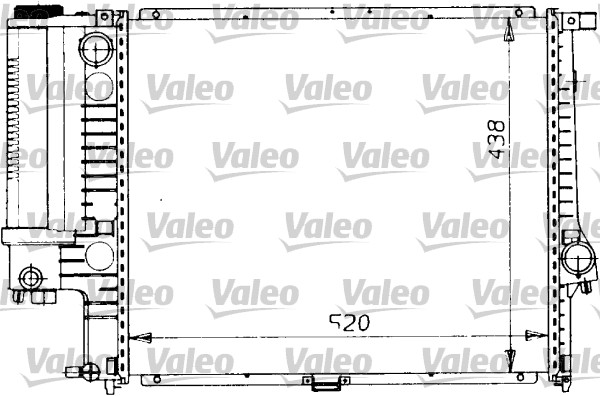 VALEO 819412 Radiatore,...