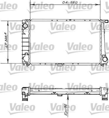 VALEO 819414 Radiatore, Raffreddamento motore-Radiatore, Raffreddamento motore-Ricambi Euro