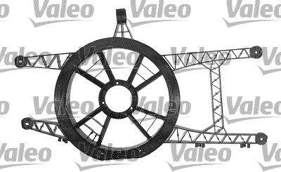 VALEO 820113 Support, radiator fan for RENAULT