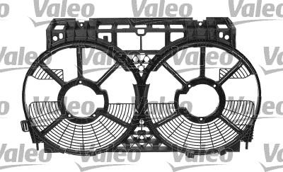 VALEO 820201 Support, radiator fan for RENAULT