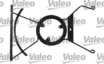 VALEO 820251 Support, radiator fan for RENAULT