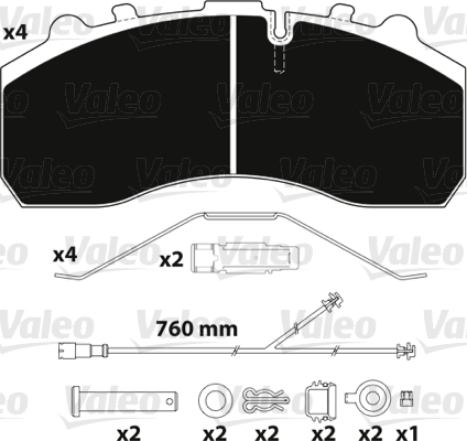 Brake Pad Set, disc brake