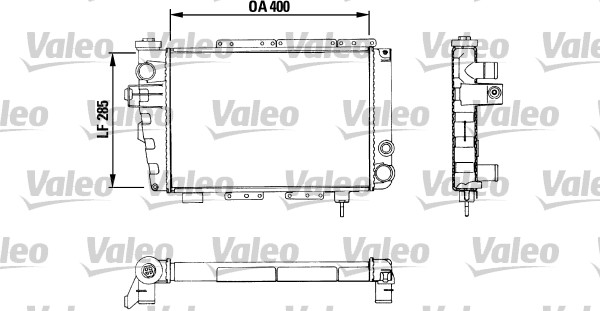 VALEO 883282 Radiatore, Raffreddamento motore-Radiatore, Raffreddamento motore-Ricambi Euro