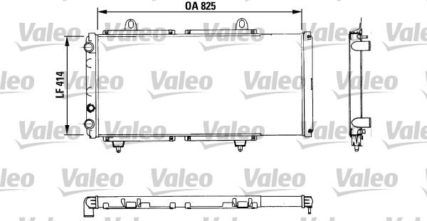 VALEO 883765 Radiatore, Raffreddamento motore-Radiatore, Raffreddamento motore-Ricambi Euro