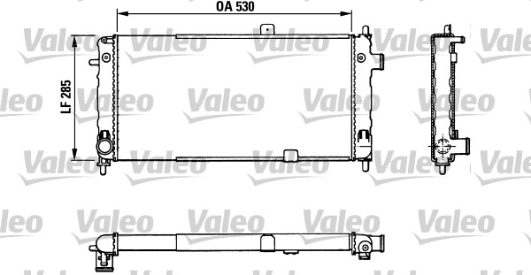 VALEO 883771 Radiatore, Raffreddamento motore-Radiatore, Raffreddamento motore-Ricambi Euro