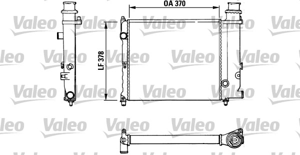 VALEO 883772 Radiatore,...