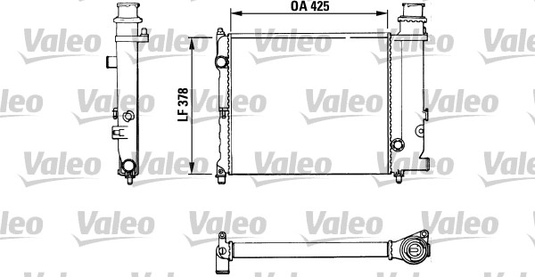 VALEO 883774 Radiatore, Raffreddamento motore-Radiatore, Raffreddamento motore-Ricambi Euro