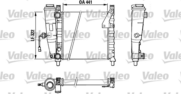 VALEO 883828 Radiatore,...