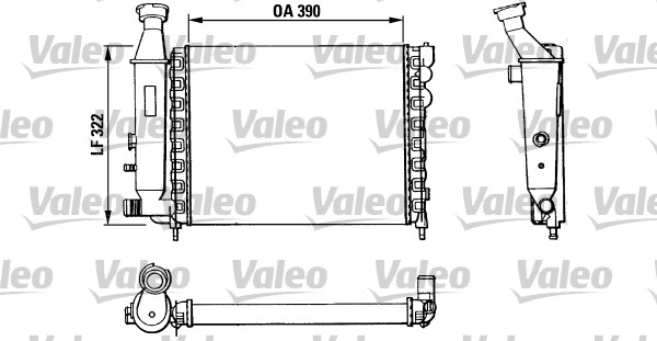 VALEO 883866 Chladič,...