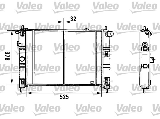 Radiator, engine cooling