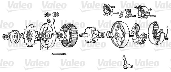 VALEO A13N44T Alternatore