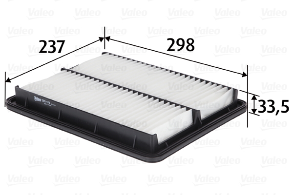 VALEO 585478 légszűrő KIA