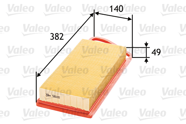 VALEO 585005 Filtro aria