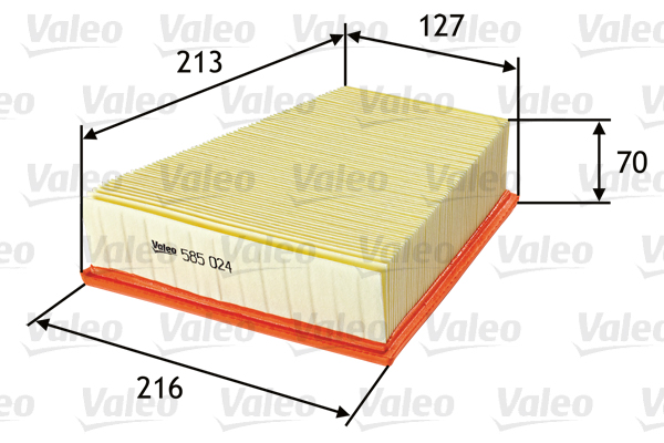 VALEO 585024 Filtru aer