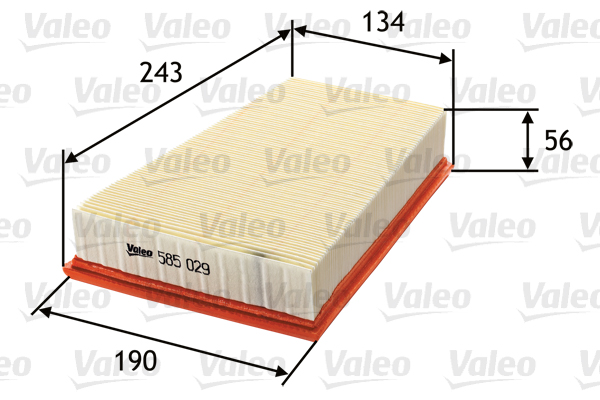 VALEO 585029 Filtru aer