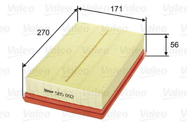 VALEO 585092 Filtro aria