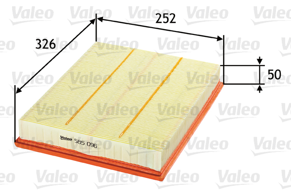 VALEO 585096 Filtro aria