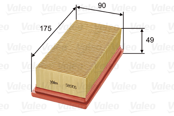 VALEO 585105 Filtro aria