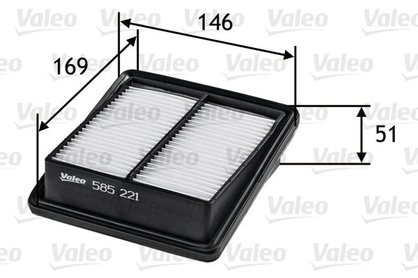 VALEO 585221 Filtro aria