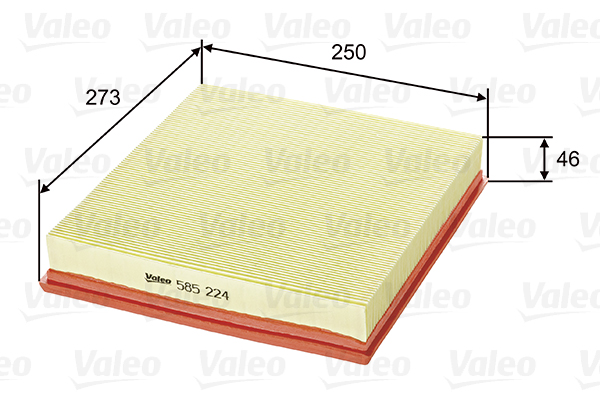 VALEO 585224 Filtro aria