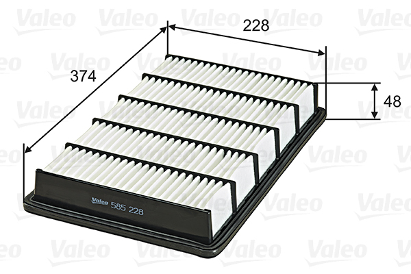 VALEO 585228 Filtro aria