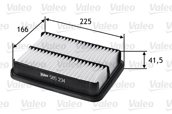 VALEO 585234 Filtro aria