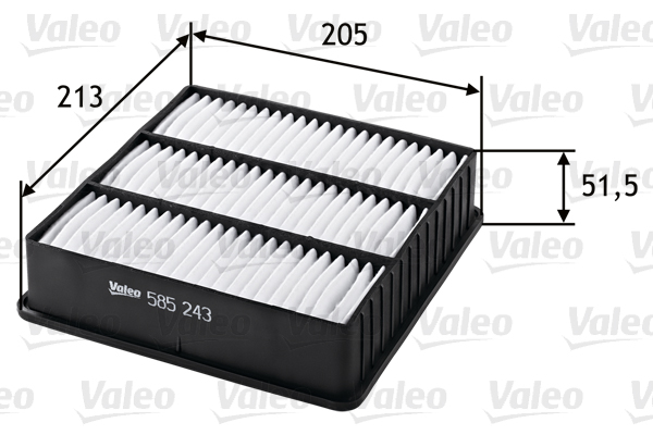 VALEO 585243 Vzduchový filtr