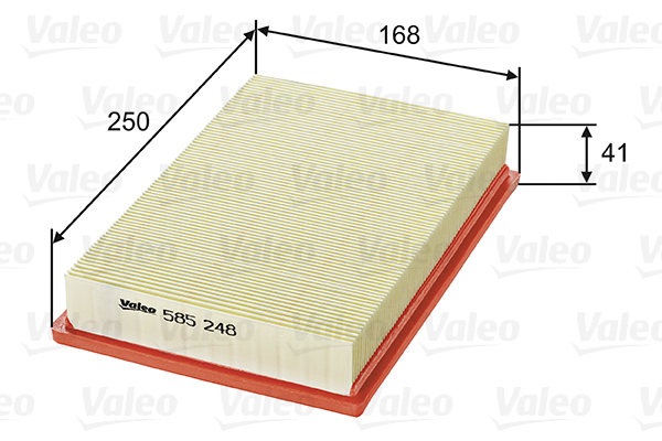 VALEO 585248 Filtru aer