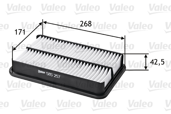 VALEO 585257 Filtro aria-Filtro aria-Ricambi Euro