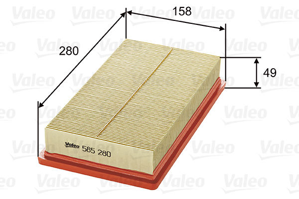 VALEO 585280 Filtru aer