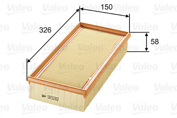 VALEO 585282 Filtru aer