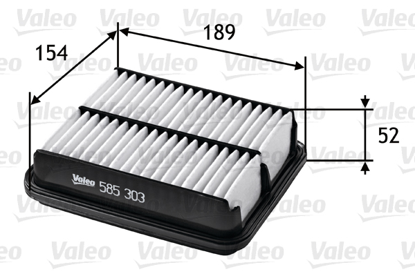 VALEO 585303 Filtro aria-Filtro aria-Ricambi Euro