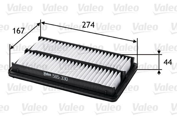 VALEO 585330 Filtro aria