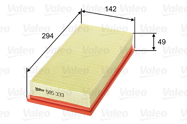 VALEO 585333 Filtro aria