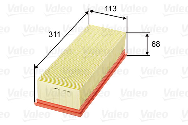 VALEO 585362 Vzduchový filtr